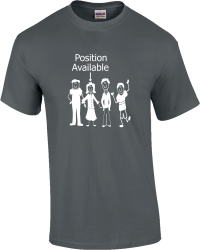 position available t-shirt